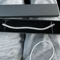 Moissanite Tennis Bracelet 7”