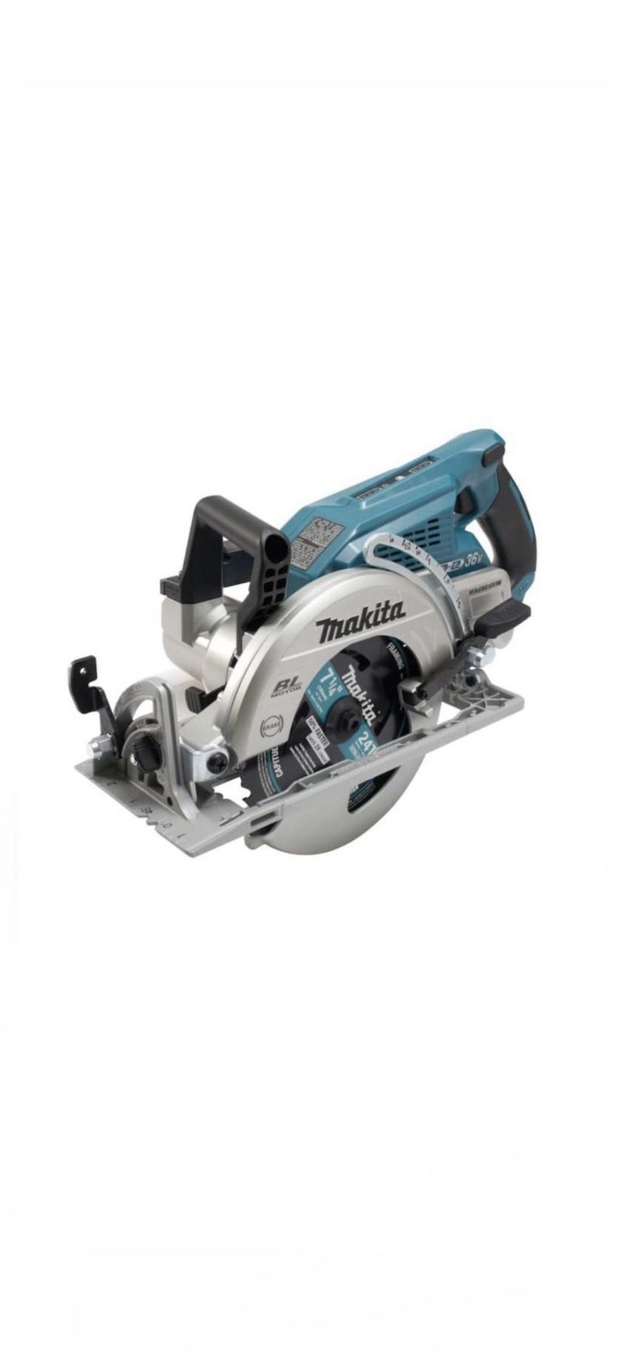 New Makita 18V X2 LXT Lithium-Ion (36V) Brushless Cordless Rear Handle 7-1/4 in. Circular Saw (Tool-Only) $150 Firm