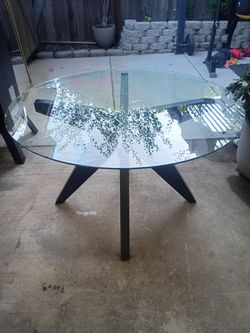 Glass table