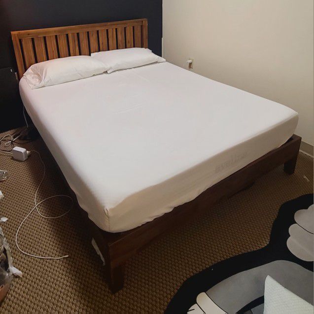 Queen Bed with Headboard