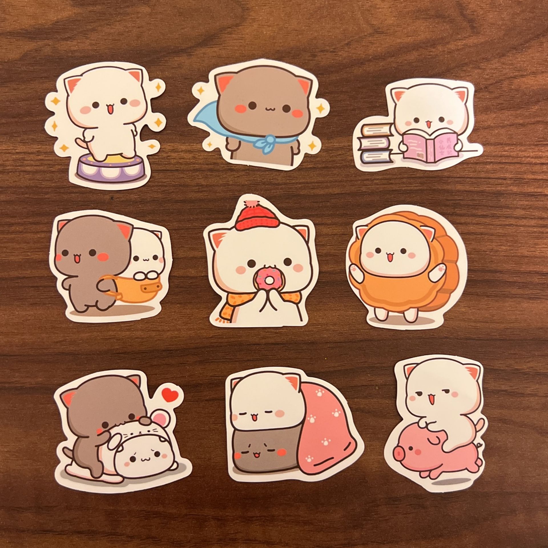 Handmade Cute Cat Stickers