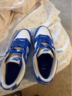 Blue low dunks