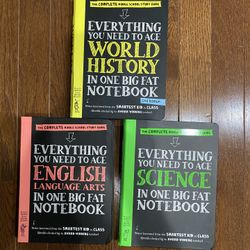 3 New Middle  School Study Guide For 20$