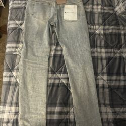 blowout blue washed  purple brand jeans
