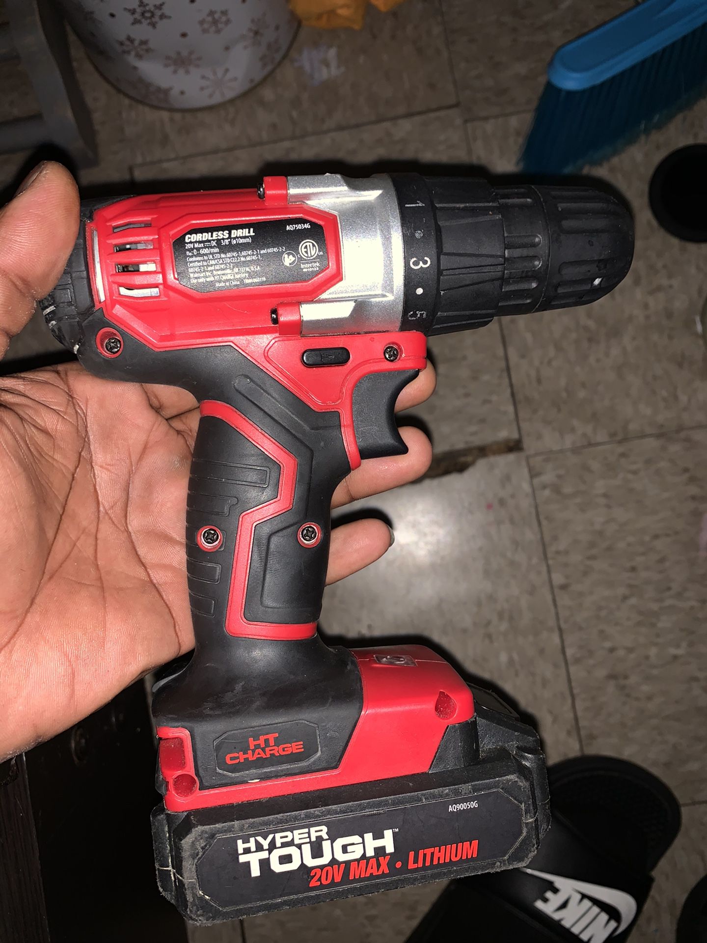 Wireless powered drill with battery no charger only 10$ at Walmart asking 40 firm its charged and you can test it