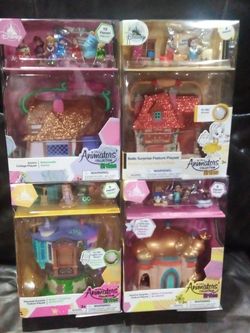 DISNEY ANIMATORS PLAY SET FOR SALE. $10 EACH! ONLY 4 LEFT