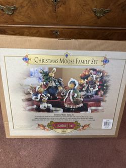 Christmas Family Moose Set