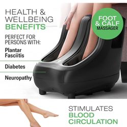 Shiatsu Heated Foot and Calf Massager Machine