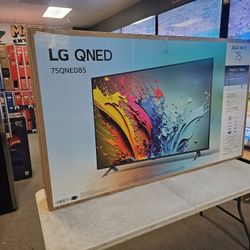 LG 75 INCH QNED TV'S IN STOCK 75QNED85T FULL ARRAY 129HZ HDMI 2.1 W/WARRANTY - PAYMENT PLANS