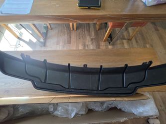 Rear Bumper Diffuser Kit With Corner Extension Fit For Tesla Model 3 2017-2023 Carbon Fiber Style