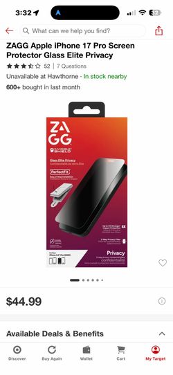 iPhone 17 pro screen protector