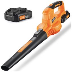 Leaf Blower - 20V Cordless Leaf Blower with Battery & Charger, Electric Leaf Blower for Yard Cleaning, Lightweight Leaf Blower Battery Powered for Sno
