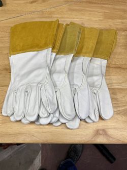 4 pairs of TIG welding gloves size large