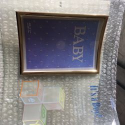 New In Box Baby Boy Frame 