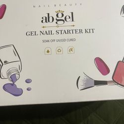 Abgel Gel Nail Polish Starter Kit With 48W UV LED Lamp And Nail Manicure Tool