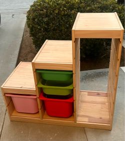 IKEA TROFAST staircase-style toy storage