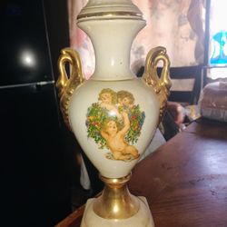 Vintage Hand Painted Vase Made In Italy
