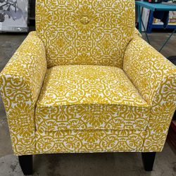 Laurens Yellow Accent Fabric Chair