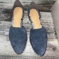 Denim Blue Flats