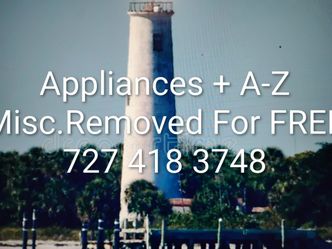 Appliances + A-Z Misc. Removed For FREE!