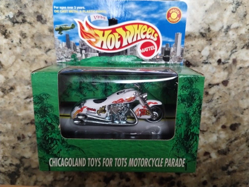 Toys For Tots Hot Wheels Motorcycle - 1999