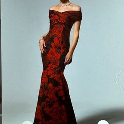 Red/Black Mermaid dress (New)