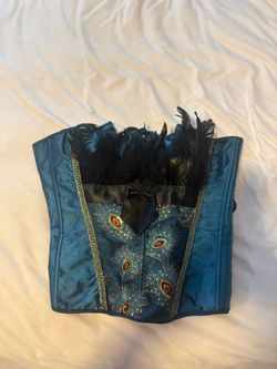 Halloween Peacock Corset