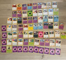 RARE Pokémon Card Lot MASSIVE BUNDLE 70+ Cards - Snorlax Holo, Trainers, Energy