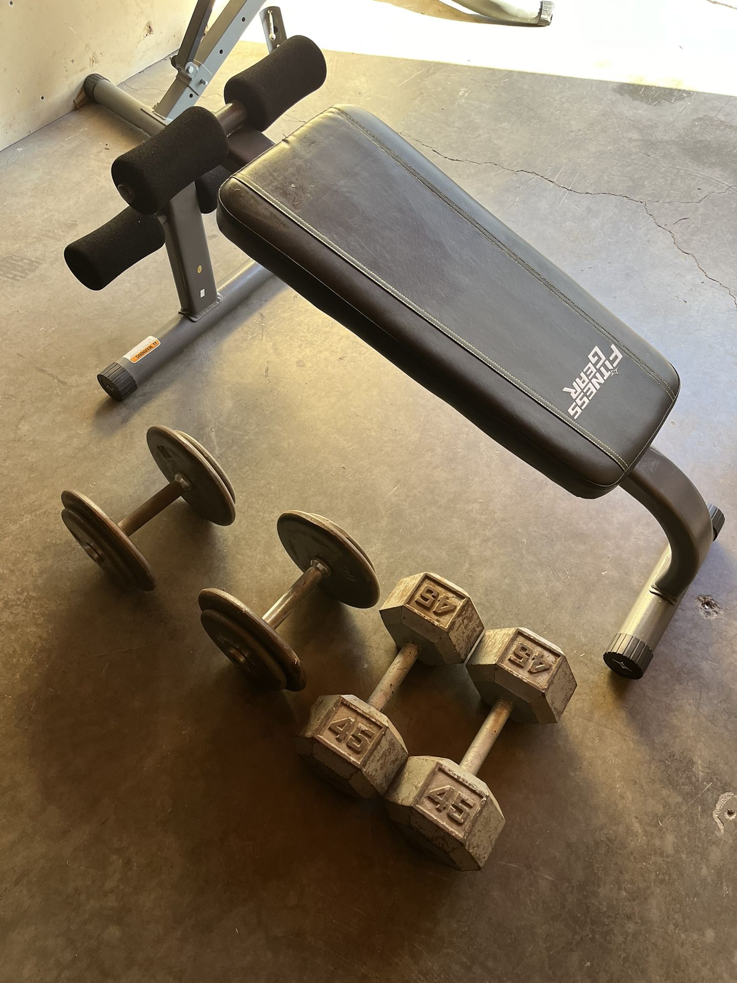 Dumbbell Weights With Bench Press 