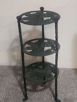 Beautiful Iron Plant Stand