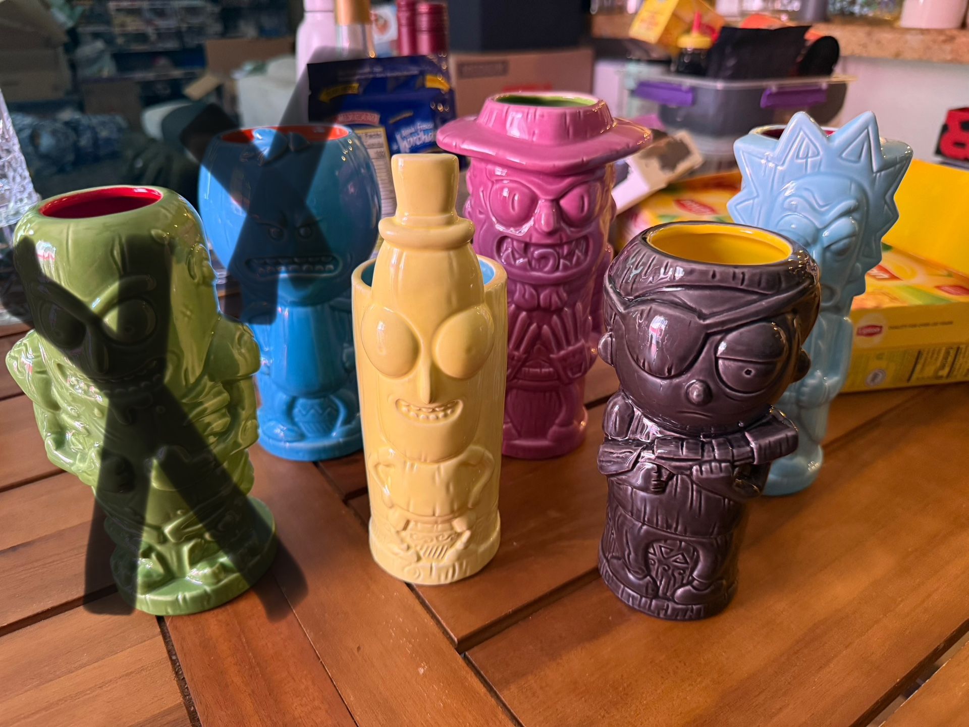 Rick And Morty Tiki Glasses