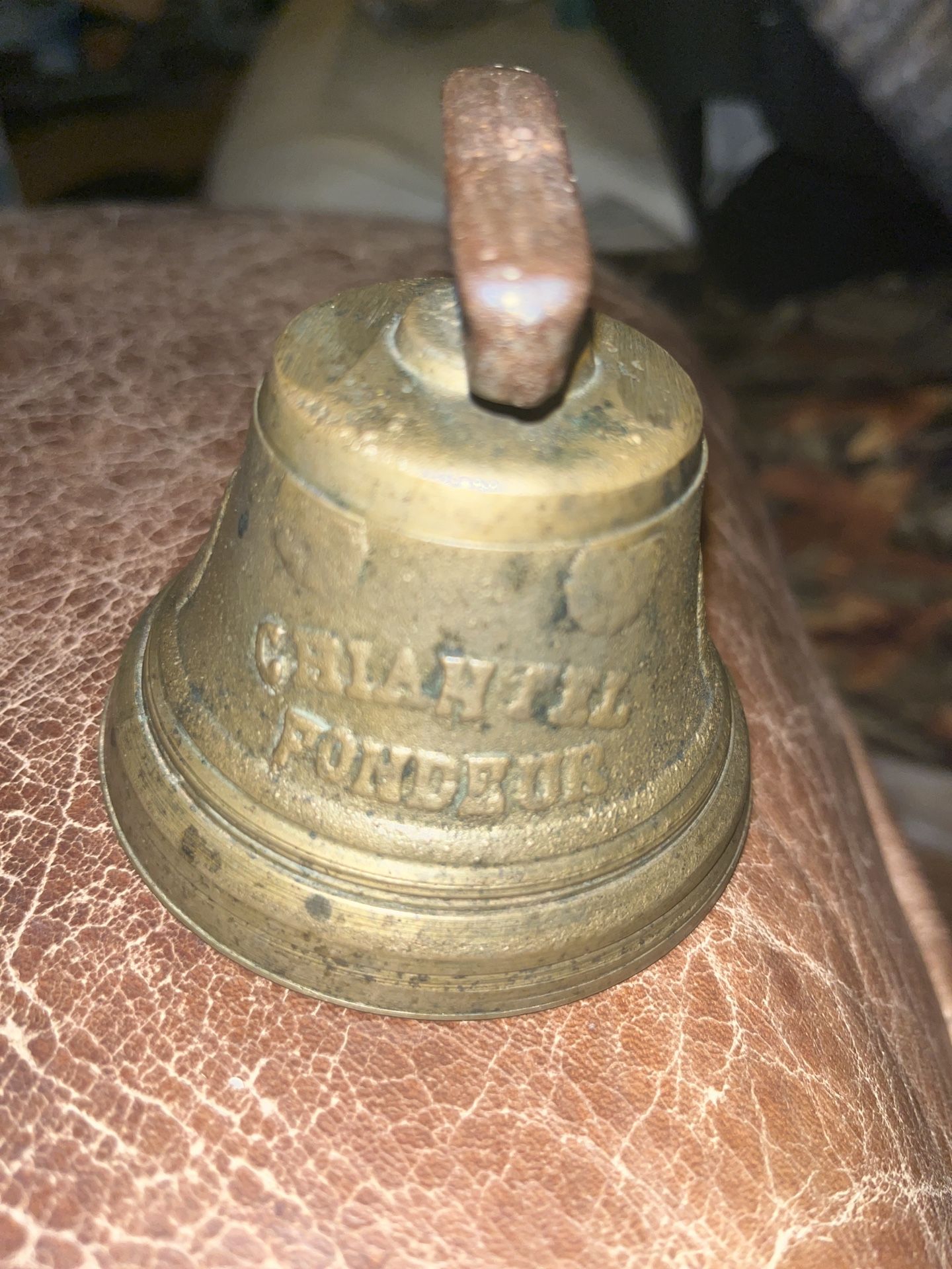 ANTIQUE 1878 SAICNELECIER And CHIANTEL PONDEUR BELL