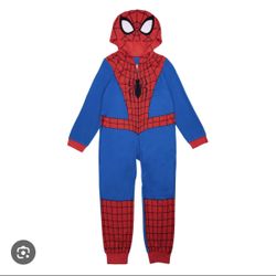 Spiderman Onesie pajama - Kids Sizes - New 