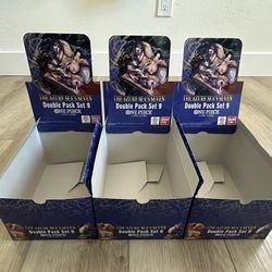One Piece The Azure  Sea’s Seven Double Pack Empty Box