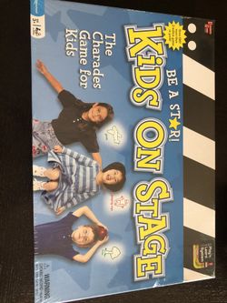 Brand new in box be a star kids on stage board game The Charades Game for kids