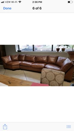 Italian leather couch