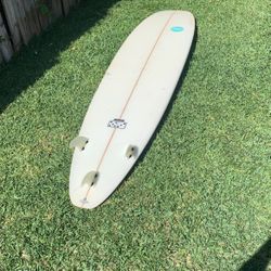 8’ Surf Board Global Surf Industry Blue Domino