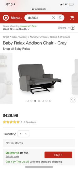 Addison chair- gray