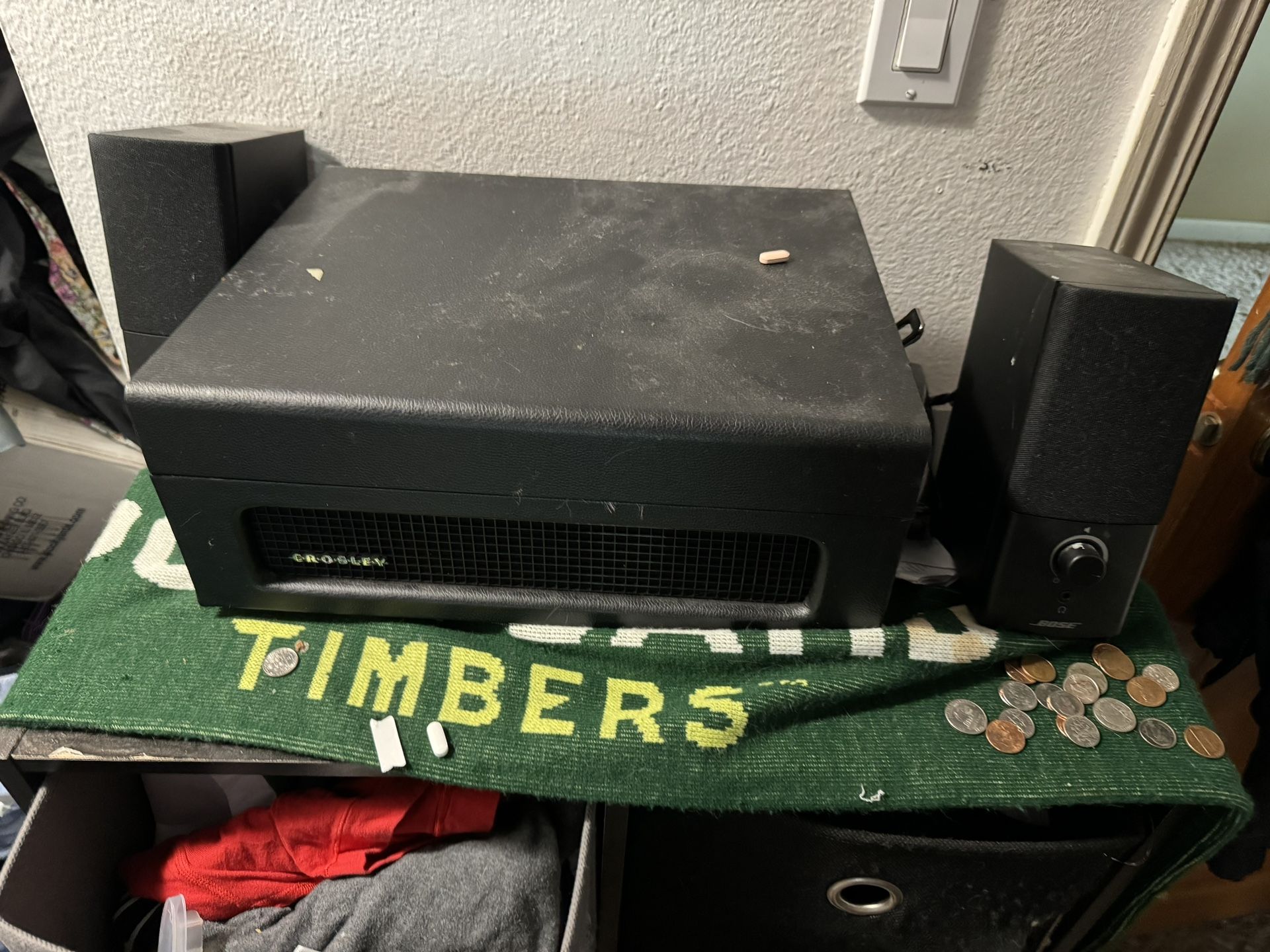 Crowley Record Player With Bose Speakers