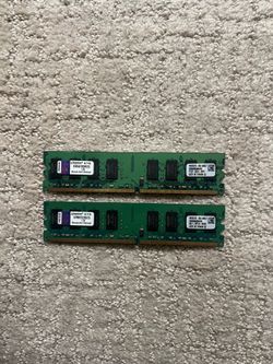 4GB RAM 2x2GB Memory KINGSTON KVR667D2N5/2G