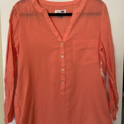 Old Navy Medium Coral Tunic 