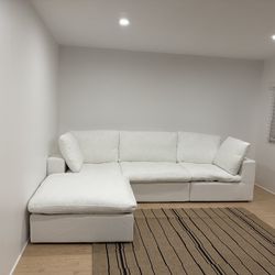 🤍New! White Cloud Sectional Couch