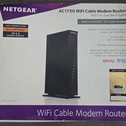 Netgear Cable Modem WiFi Router Combo C6300