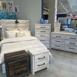 🍄Cambeck Queen Panel Bed | 4 Pieces  Bedroom Set |  Nightstand | Dresser | Mirror| Chest 💸 Best Price⚡️Other Home, Garden Furniture |Patio Furniture