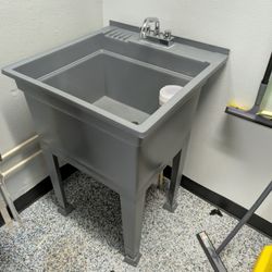 Mop Sink / Stainless Steel Faucet