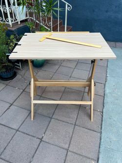 MEEDEN Adjustable Wooden Drafting Table,
