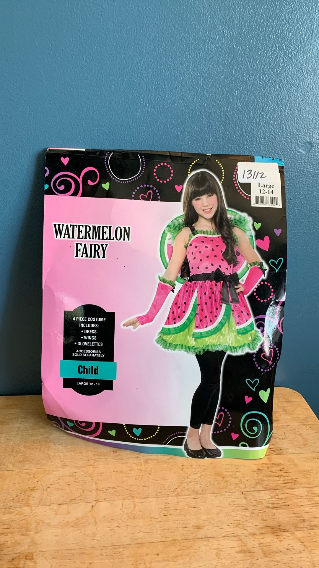 HALLOWEEN WATERMELON KIDS SIZE LARGE 12-14 COSTUME