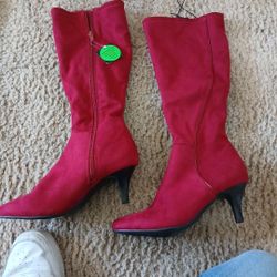 Red Bpots.  New Size