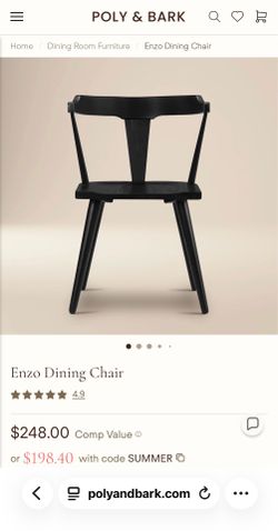 Poly and bark chair