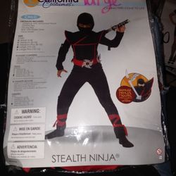 Large 10 \12 Boys Ninja